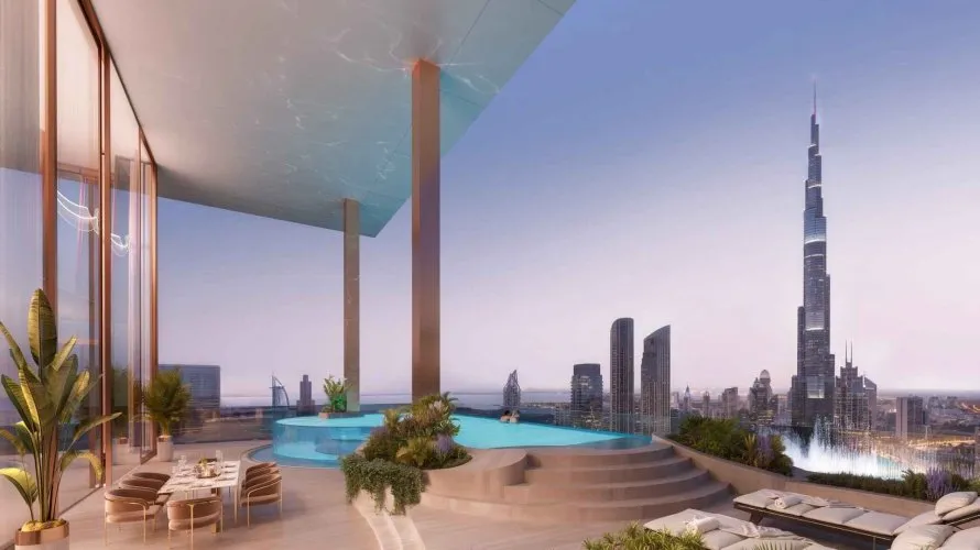 4 غرف نوم شقة في Fairmont Residences Solara Tower Dubai وسط مدينة دبي, الإمارات العربية المتحدة رقم 115 № 1