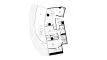 2 غرف نوم شقة مخطط الطابق «2BR» في BINGHATTI CRESCENT