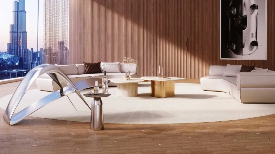 Apartamento de 3 dormitorios en MERCEDES-BENZ PLACES Downtown Dubai (Downtown Burj Dubai), UAE No. 97 № 1