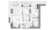 2 chambres Appartement plan d'étage «2BR», Fairmont Residences Solara Tower Dubai