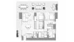 2 chambres Appartement plan d'étage «2BR», Fairmont Residences Solara Tower Dubai