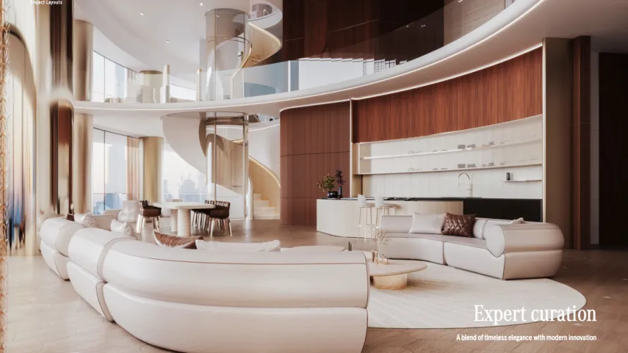 Penthouse de 4 chambres à MERCEDES-BENZ PLACES Downtown Dubai (Downtown Burj Dubai), UAE No. 107 № 2