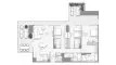 3 chambres Appartement plan d'étage «3BR», Fairmont Residences Solara Tower Dubai