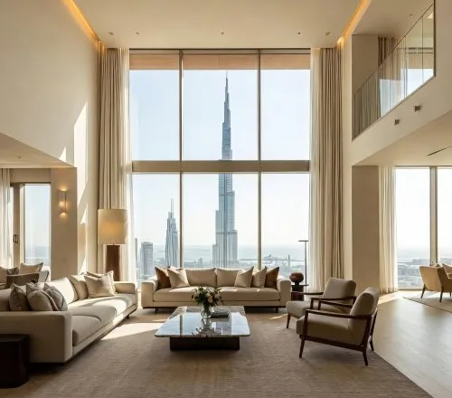 Downtown Dubai is an iconic district with premium real estate. It is among the top three locations in Dubai for purchasing luxury apartments in 2025. № 4